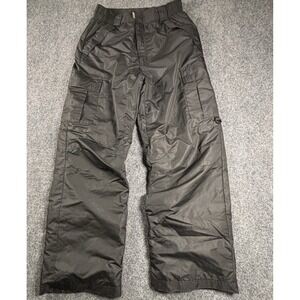 Pulse Ski Pants Mens Small Black Insulated Cargo Snow Pants XSHL17 Winter Gear